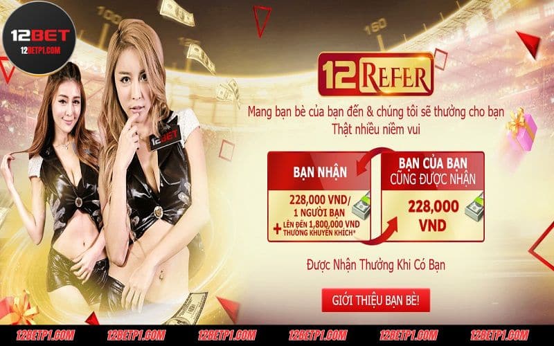 Đa dạng nhiều chương trình khuyến mãi 12BET hấp dẫn